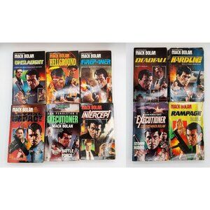 Lot of 10 Mack Bolan by Don Pendleton Vintage Paperbacks Books 90s